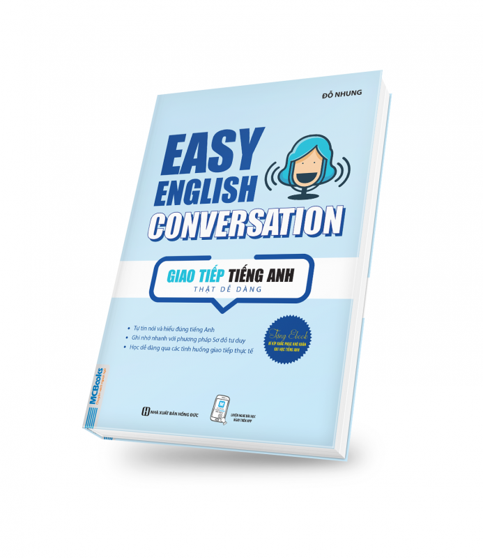 bìa sách 3D Easy english conversation