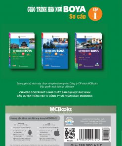 Bia sau Giao trinh Han ngu Boya so cap tap I 2025