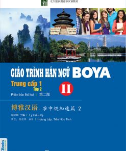 Bia truoc Giao trinh Han ngu Boya trung cap 1 tap 2 2025