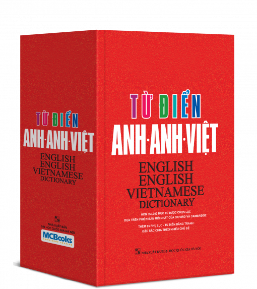 Bia 3d tu dien anh anh viet bia cung mau do