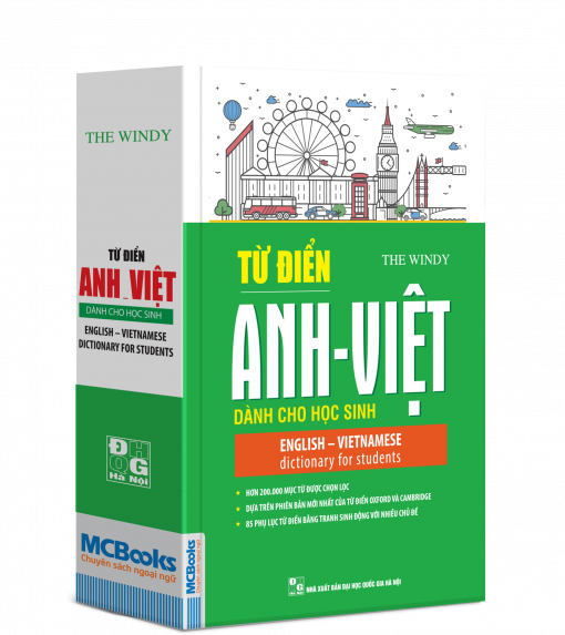 Bia 3d tu dien anh viet danh cho hoc sinh
