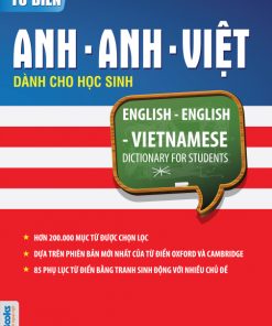 Bia truoc tu dien anh anh viet danh cho hoc sinh
