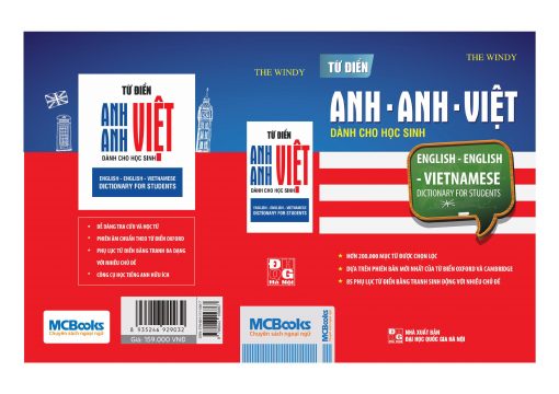 Từ điển Anh Anh Việt dành cho học sinh (bìa xanh đỏ)