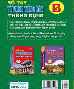 So tay tu vung tieng Han thong dung B bia sau