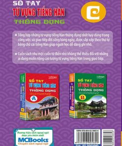 bia So tay tu vung tieng Han thong dung C bia sau