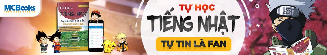 banner landing page mini tu hoc tieng nhat manga animei