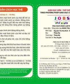 flashcard day tre theo phuong phap glenn doman nghe nghiep