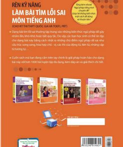 Bia ren ky nang lam bai tim loi sai mon tieng Anh cho ky thi THPT Quốc gia và TOEFL PBT