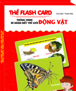 Thẻ flash card thông minh- bé nhận biết thế giới động vật (hộp)