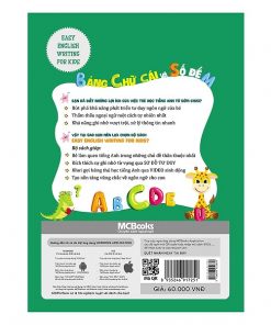 Easy English Writing for Kids bảng chữ cái và số đếm 1