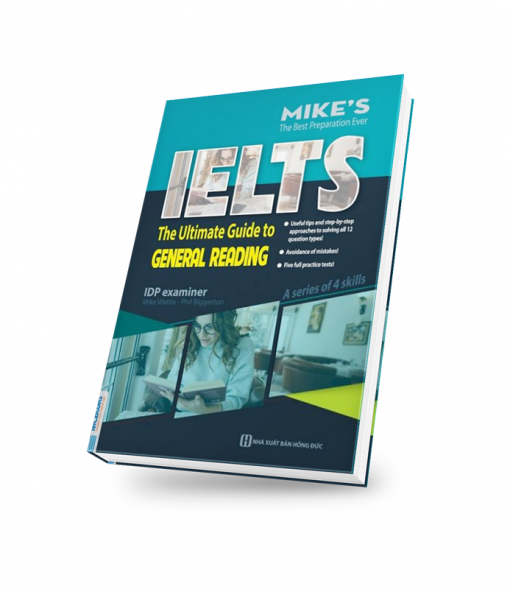 IELTS The Ultimate Guide To General Reading bìa trước 3d