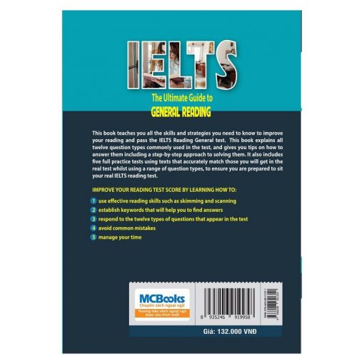 IELTS The Ultimate Guide To General Reading bìa sau 2d