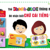 Thẻ flash card thông minh - bé nhận viết chữ cái tiếng việt, chữ số