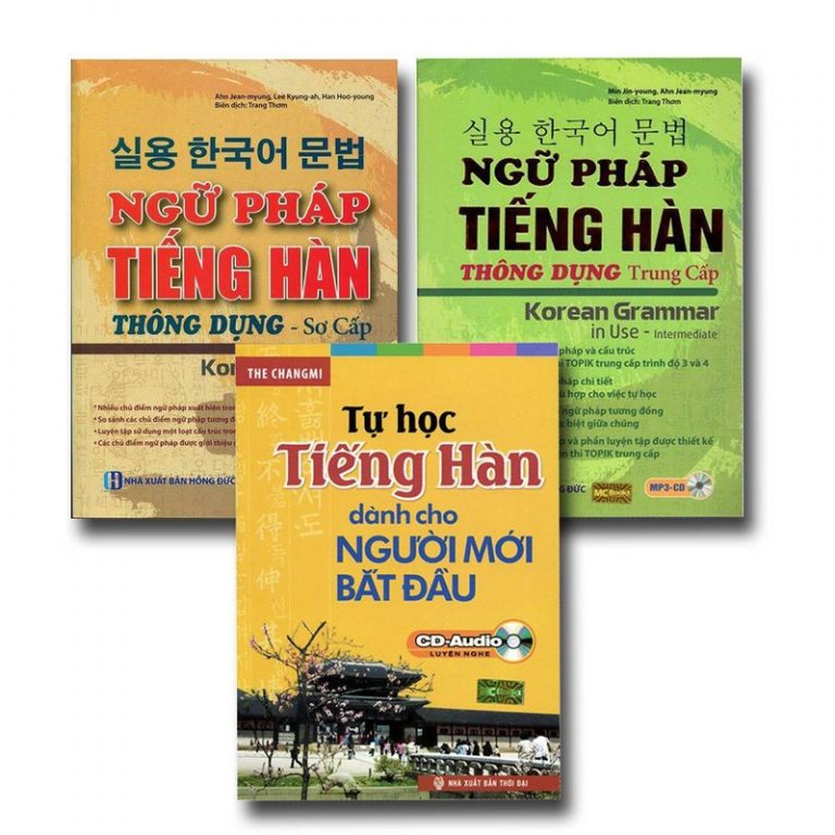 Bộ ngữ pháp tiếng Hàn thông dụng là bộ sách ngữ pháp tiếng Hàn bán chạy nhất Việt Nam