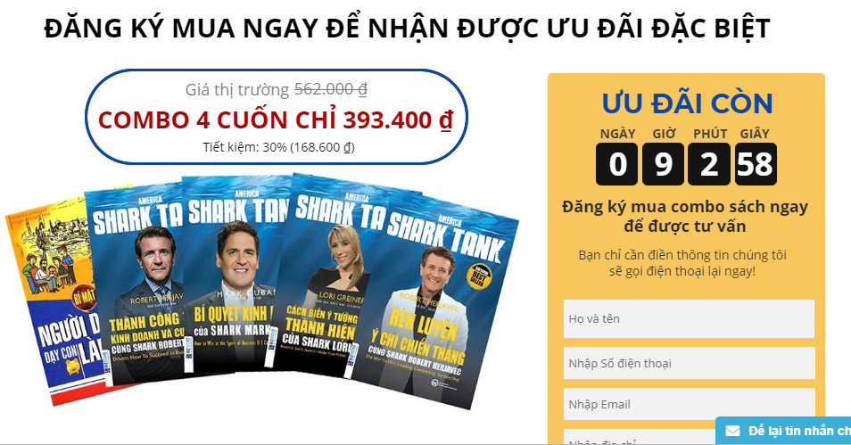 dang ky mua sach shark tank american