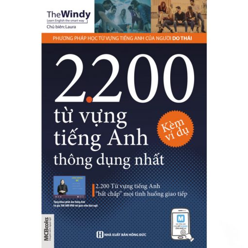 2200 Từ vựng tiếng Anh thông dụng nhất bìa trước 2d
