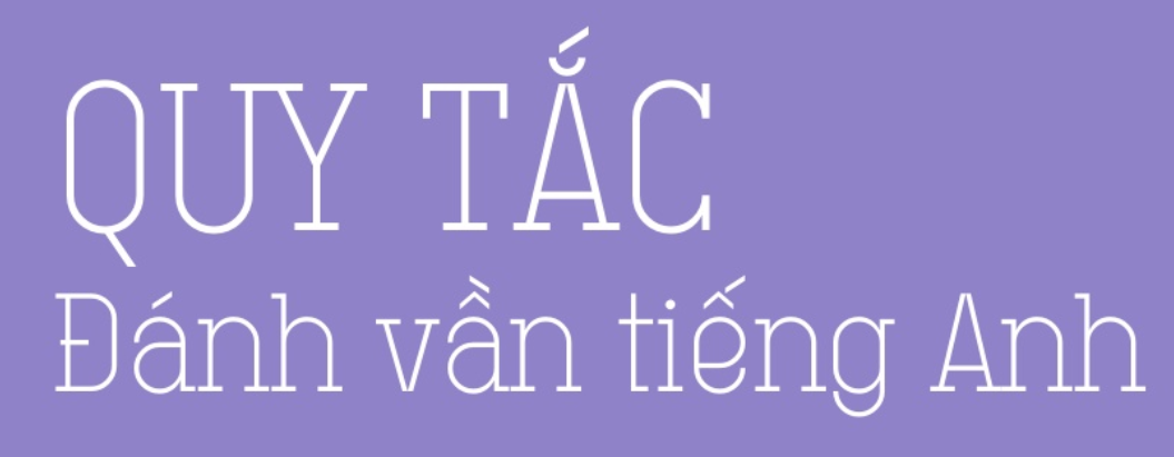 cach danh van trong tieng anh 3