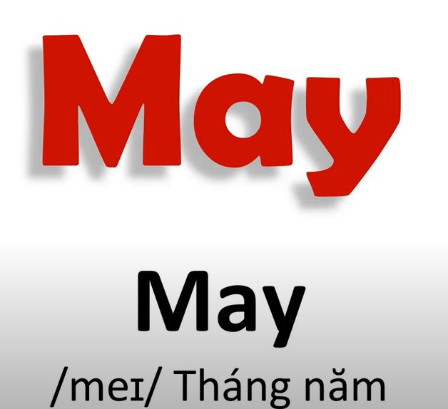 Tháng 5 tiếng Anh