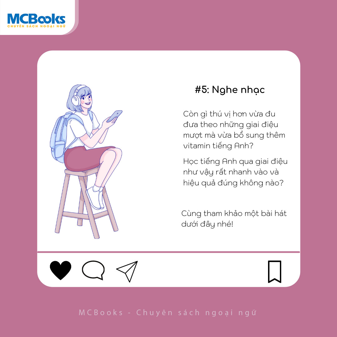 Đung đưa theo giai điệu những bản nhạc yêu thích, lại còn có thể nâng trình tiếng Anh. Tại sao lại bỏ lỡ?
