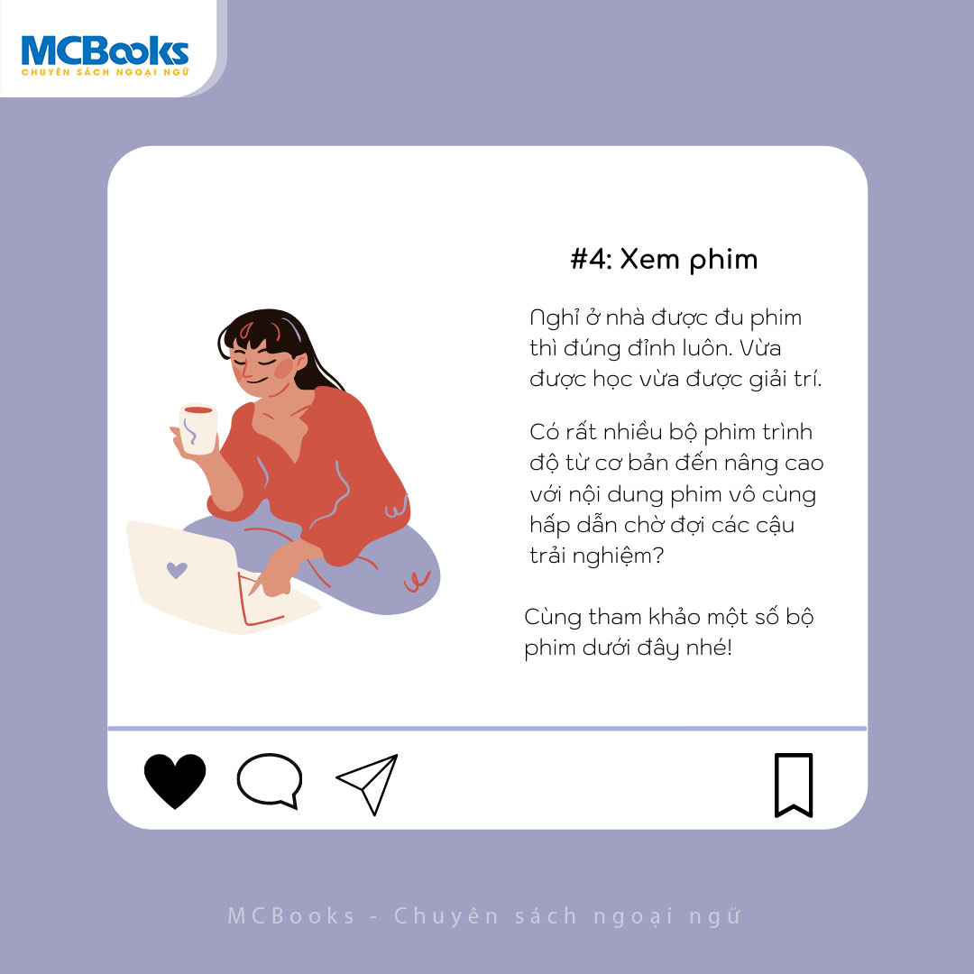 Còn gì thú vị hơn khi vừa xem phim vừa năng trình tiếng Anh?