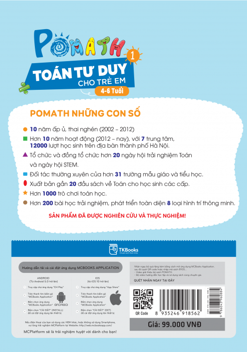 Bia truoc cuon POMath 4 6 tuoi Tap 1 scaled