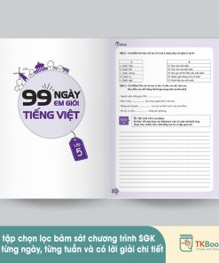 99 Ngày Em Giỏi Tiếng Việt Lớp 5 99 ngay em gioi tieng viet lop 5 bia truoc noi dung sach