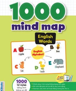 Cuốn sách 1000 mind map English words - 1000 từ vựng tiếng Anh bằng sơ đồ tư duy