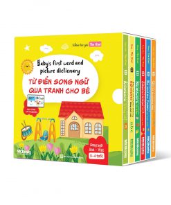 Hộp Baby’s first word and picture dictionary – Từ điển song ngữ qua tranh cho bé