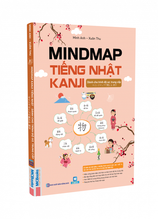 Mặt trước sách Mindmap Kanji tiếng Nhật