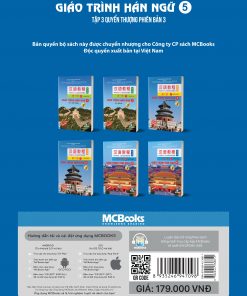 Bia sau Giao trinh Han ngu 5 tap 3 quyen thuong Phien ban 3 TB 2025