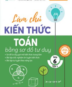 Cuốn sách Làm chủ kiến thức Toán lớp 6 bằng sơ đồ tư duy - Tập 1