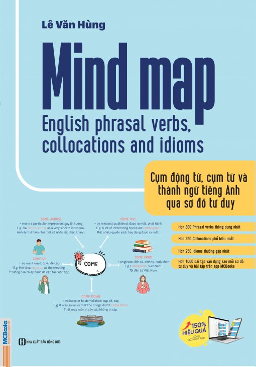 Cuốn sách Mind Map English Phrasal Verbs, Collocations And Idioms
