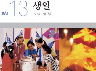 Ngữ pháp tiếng Hàn sơ cấp 1 bài 13 trong giáo trình Tiếng Hàn Tổng Hợp