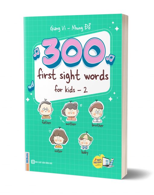 Bìa 3D - 300 first sight words for kids - 2