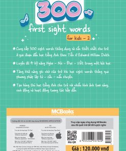 Bia sau 300 first sight words for kids 2