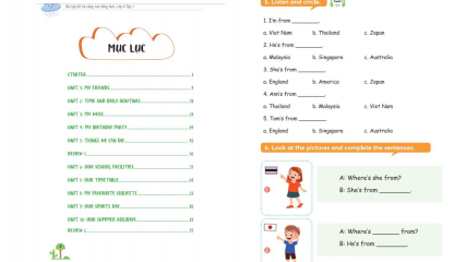 Doc thu Bai tap bo tro nang cao Tieng Anh Lop 4 Tap 1