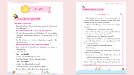 Noi dung Bai tap Bo tro nang cao Tieng Viet Lop 4 Tap 1