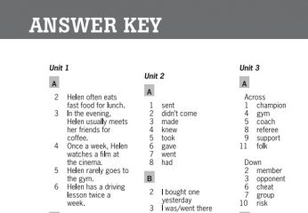 Đáp án sách Destination B1 từ Unit 1 đến Unit 42