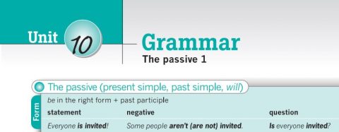 Destination B1 đáp án Unit 10: The Passive 1