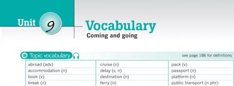 Destination B1 đáp án Unit 9: Coming and Going