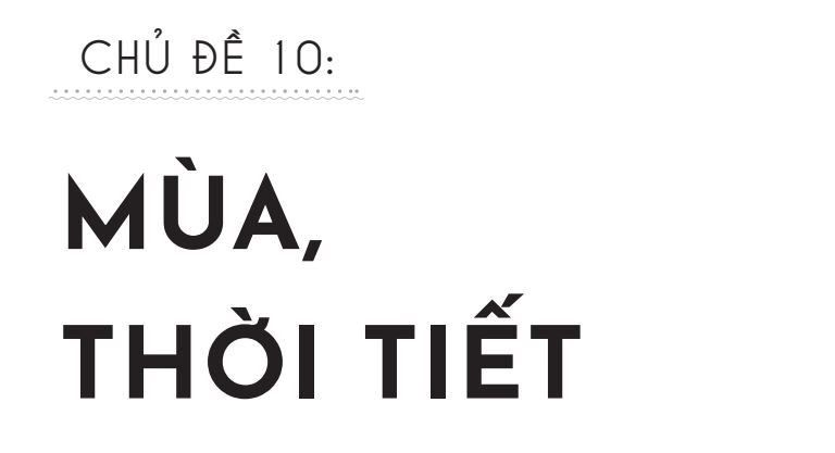 Từ vựng tiếng Trung về thời tiết kèm bài tập thực hành cực chi tiết
