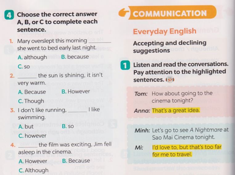 Tiếng Anh 7 trang 86 sách Global Success