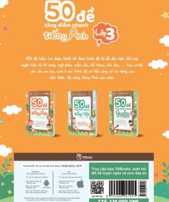 50 de tang diem nhanh tieng anh lop 3 bia sau