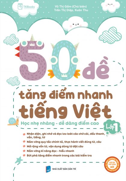 50 đề tăng điểm nhanh Tiếng Việt lớp 1