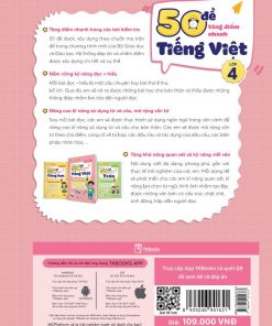 50 de tang nhanh diem tieng viet lop 4 bia sau