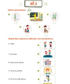 noi dung trong sach 50 de tang diem nhanh tieng anh lop 4