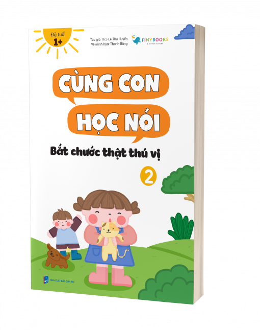 Ảnh bìa cuốn sách Cùng con học nói 2 - Bắt chước thật thú vị!