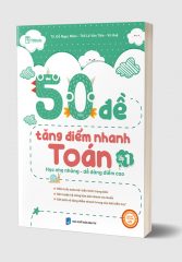 Bia 3D 50 de tang diem nhanh Toan lop 1