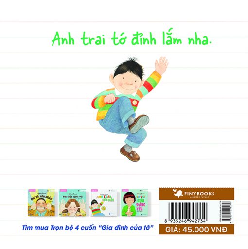 Bìa sau - Gia Đình Của Tớ - Anh Trai Siêu Ngầu