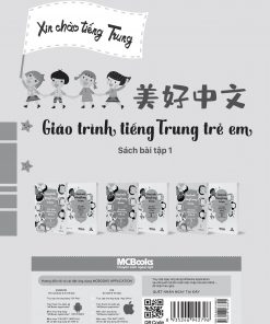 Bia sau Giao trinh tieng Trung tre em Xin chao tieng Trung SBT1